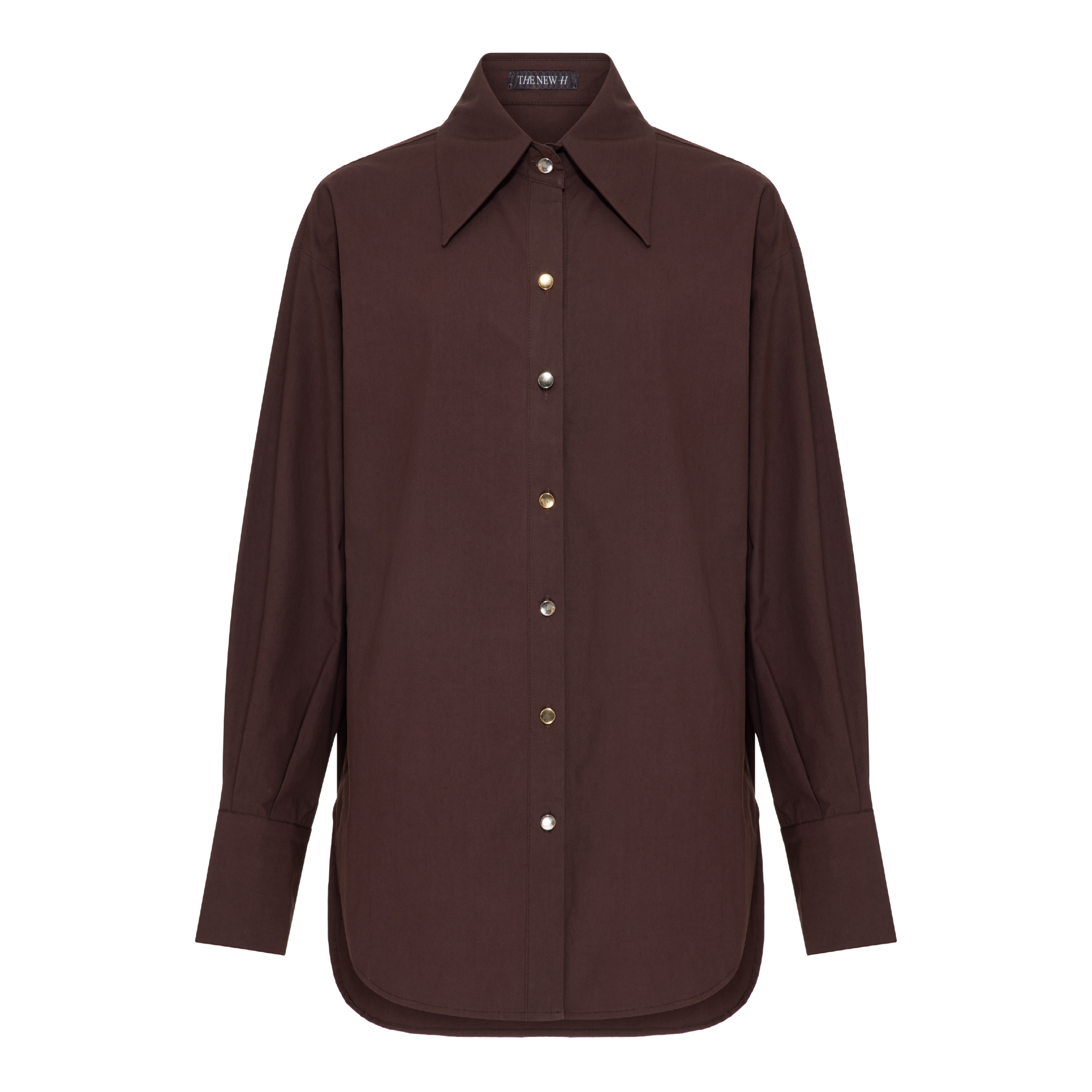 CAMISA OVERSIZED MARROM - BOEHME