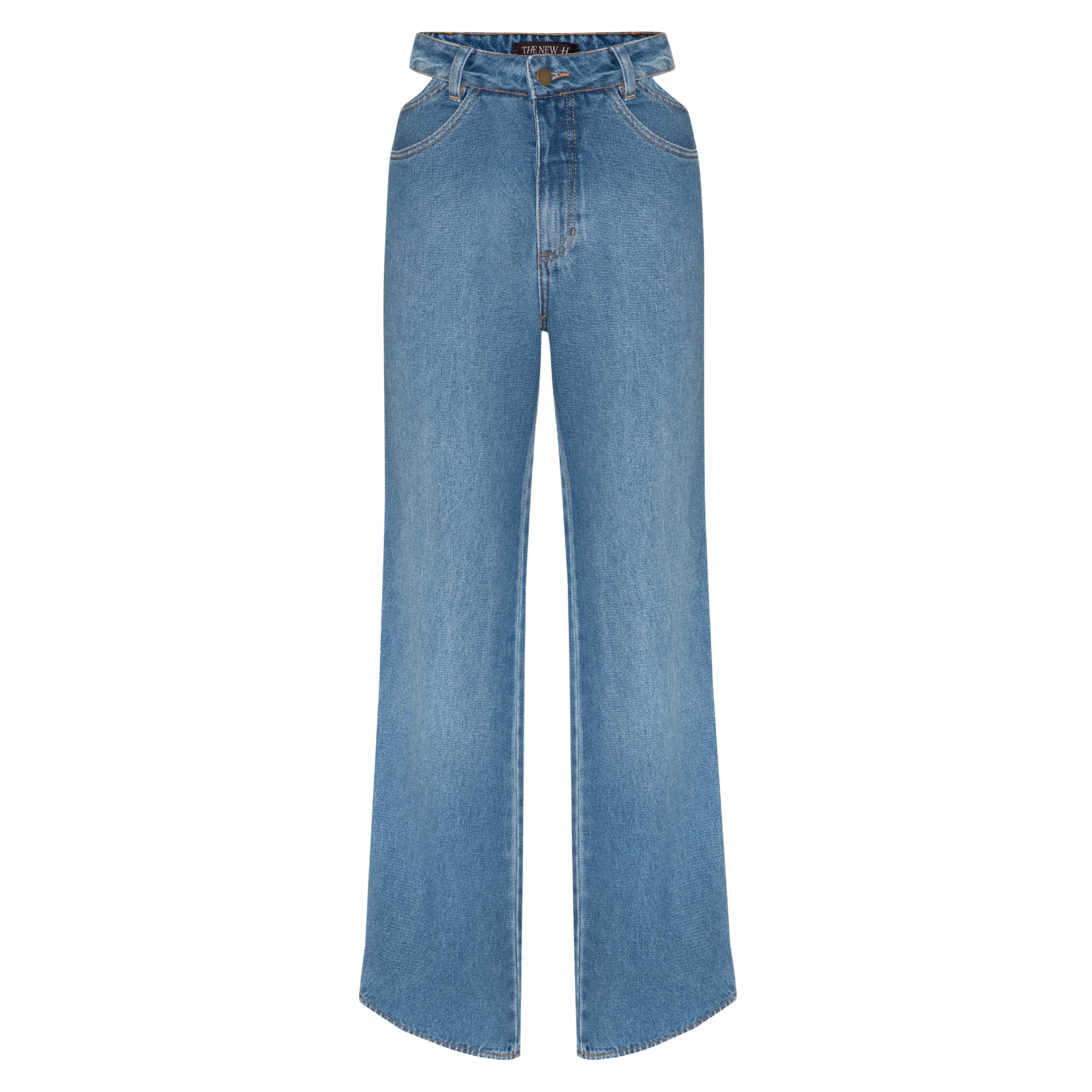 CALÇA RETA BLUE JEANS - DECADE